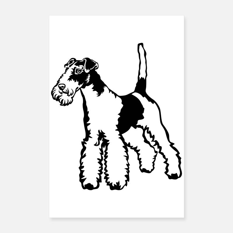 Foxterrier Poster 40x60 cm