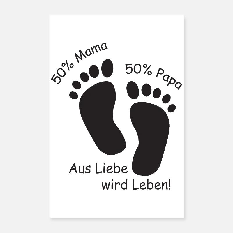 Aus Liebe wird Leben Poster 40x60 cm