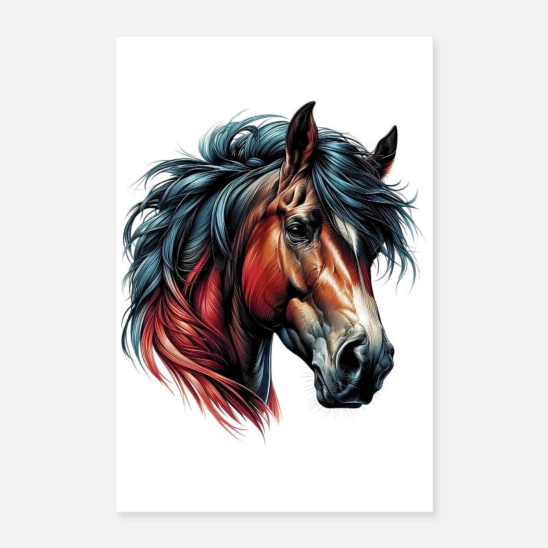 Cheval Poster 40 x 60 cm