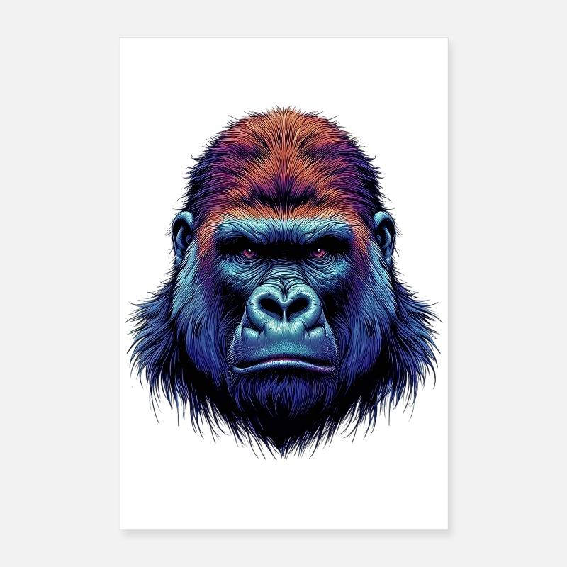 Gorille Poster 40 x 60 cm