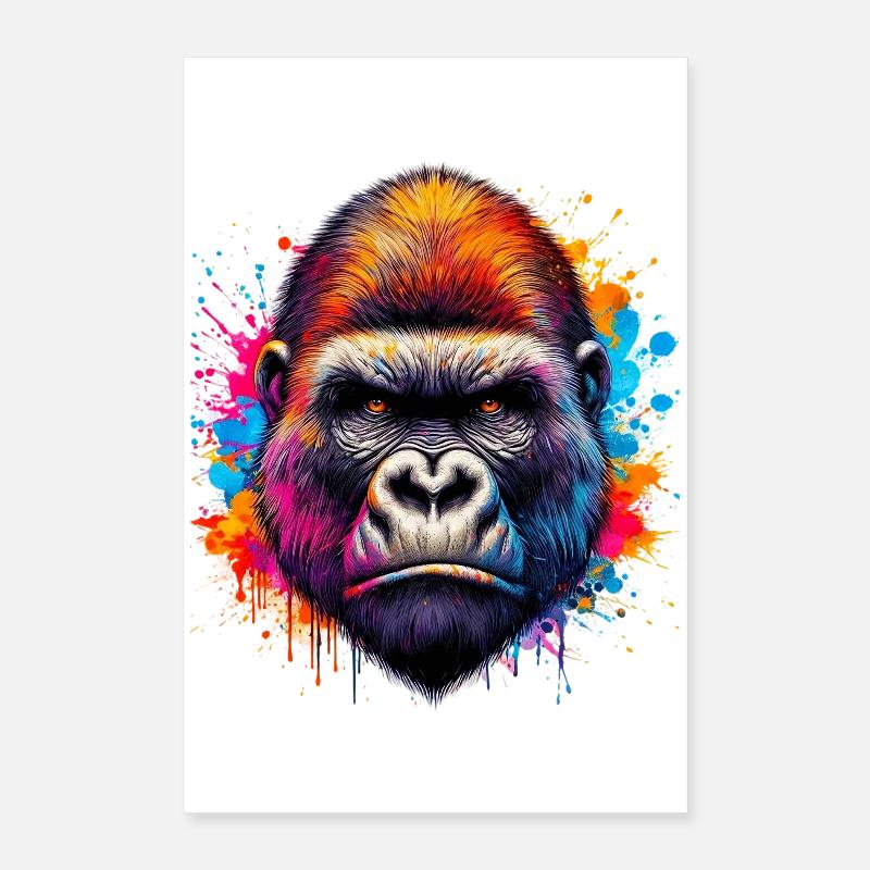 Gorilla Poster 40x60 cm