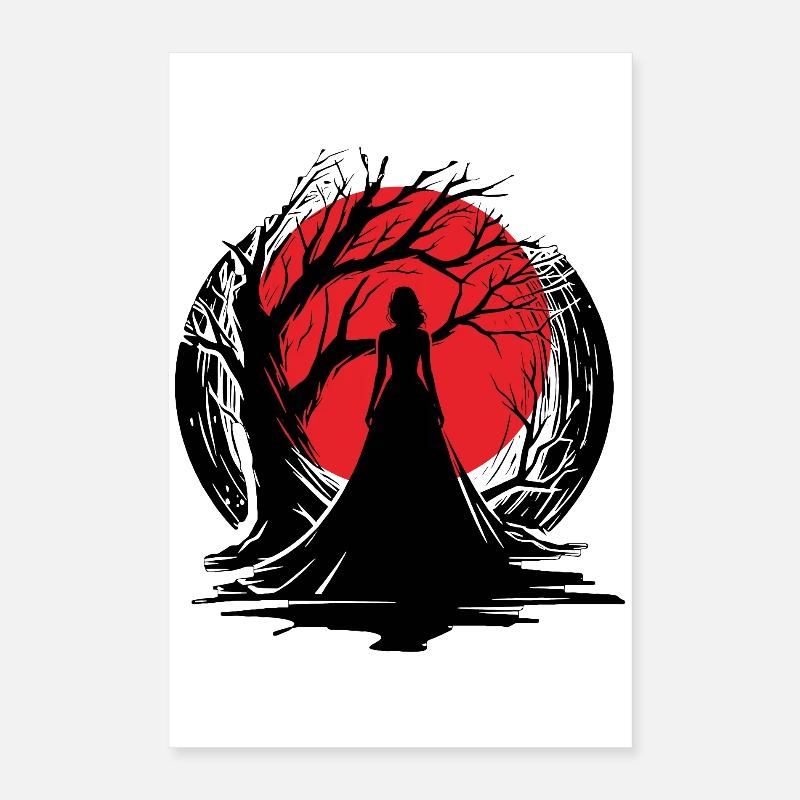 Woman Deep Contemplation Poster 16" x 24" (40x60 cm)