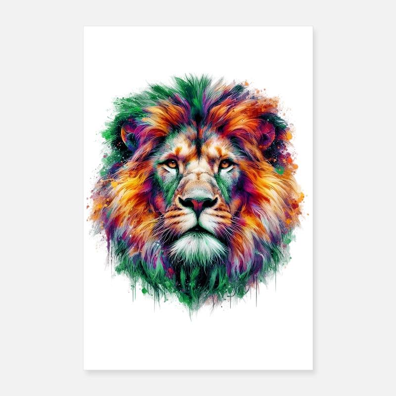 Löwe Poster 40x60 cm