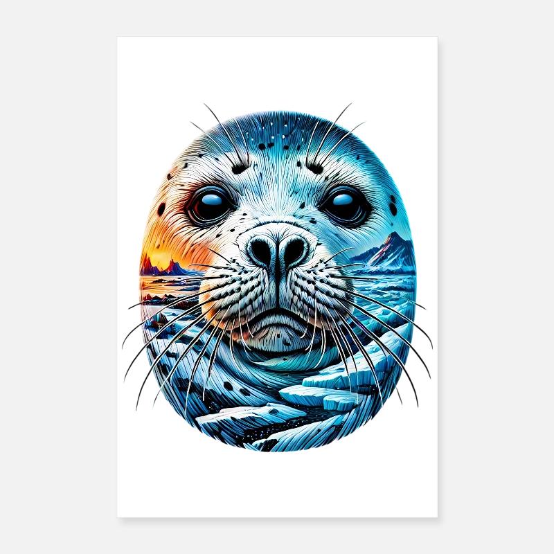 Seal Poster 16" x 24" (40x60 cm)