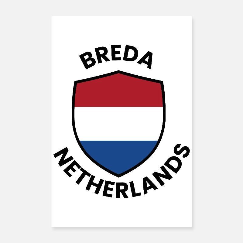 Bouclier de Breda, Pays-Bas Poster 40 x 60 cm