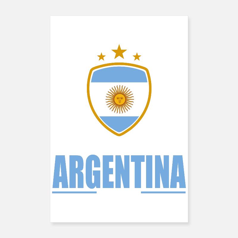 Argentinien Sport Poster 40x60 cm