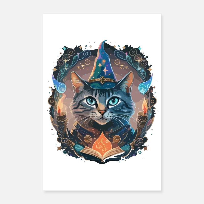 Magic Cat Poster 16" x 24" (40x60 cm)