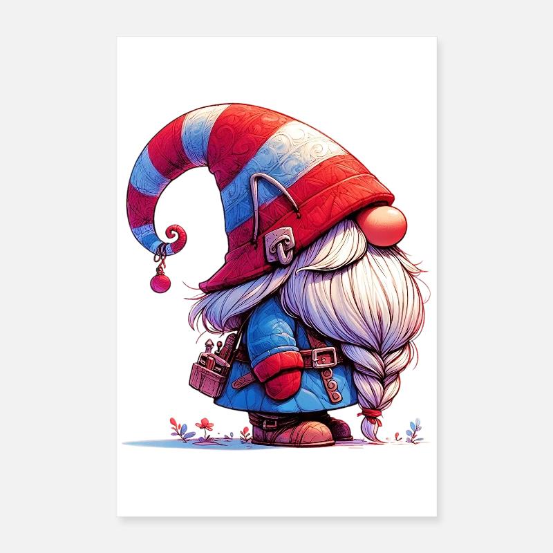 Gnom-Goblin-Elf Poster 40x60 cm