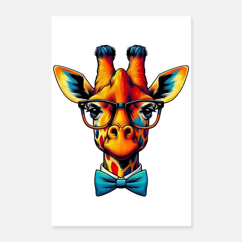 Giraffe Poster 40x60 cm