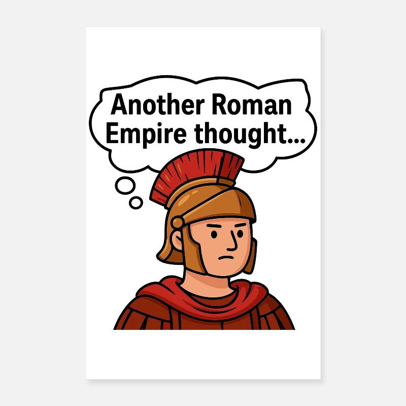 Guerrier romain Poster 40 x 60 cm