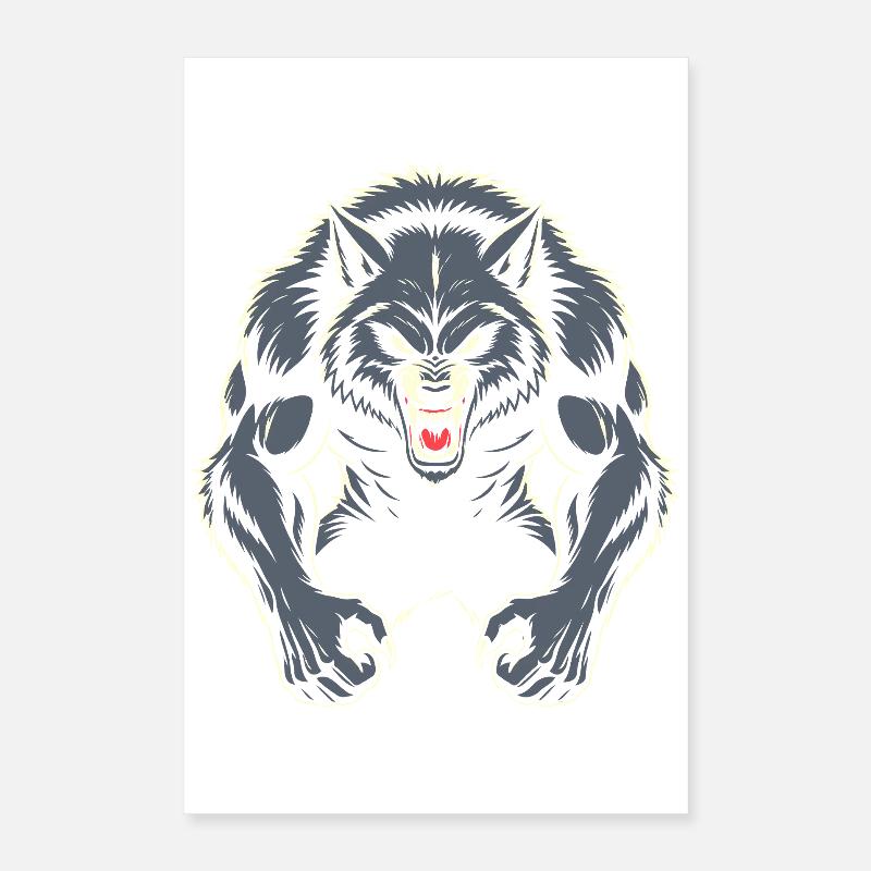 Werwolf Poster 40x60 cm