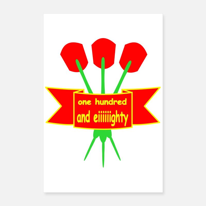 Darts Arrows Poster 16" x 24" (40x60 cm)