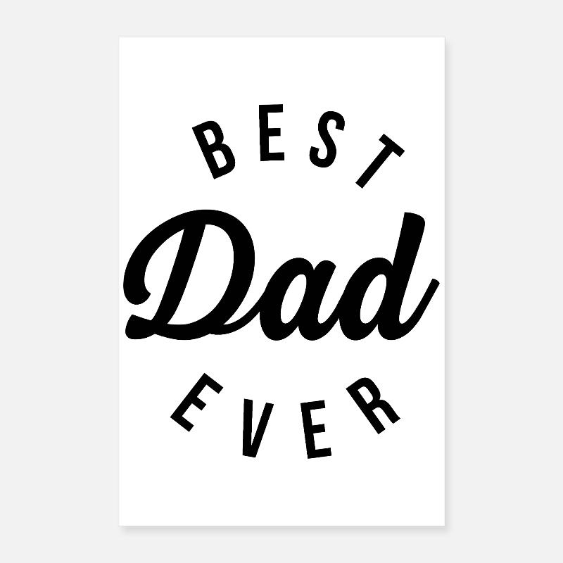Papa Held 2026 Best Dad Ever Poster 40x60 cm