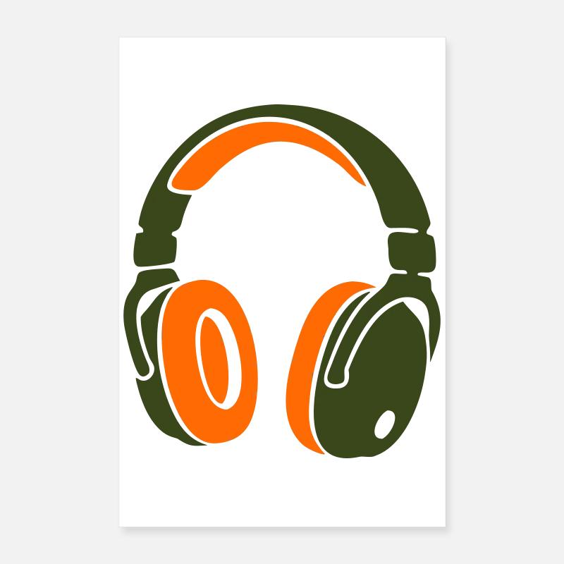 Viseur des détecteurs casque Poster 40 x 60 cm