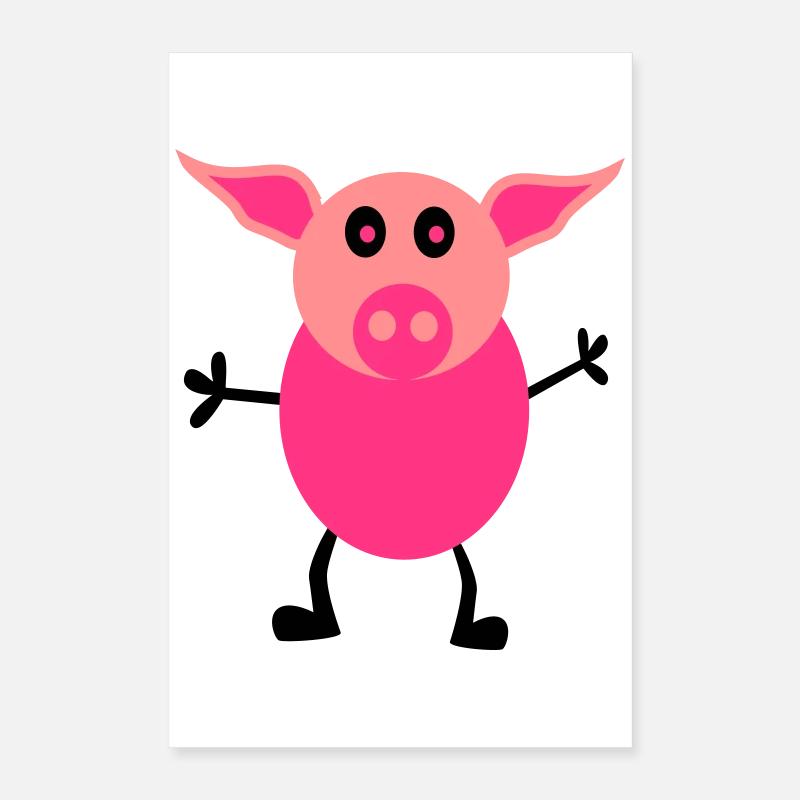 pigs males Poster 16" x 24" (40x60 cm)