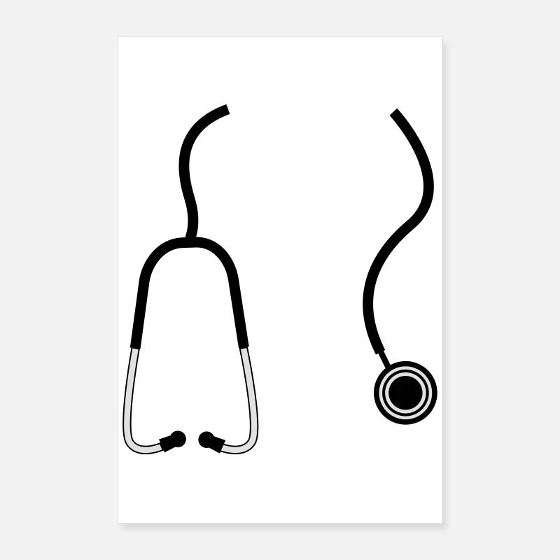 doctor stethoscope Poster 16" x 24" (40x60 cm)