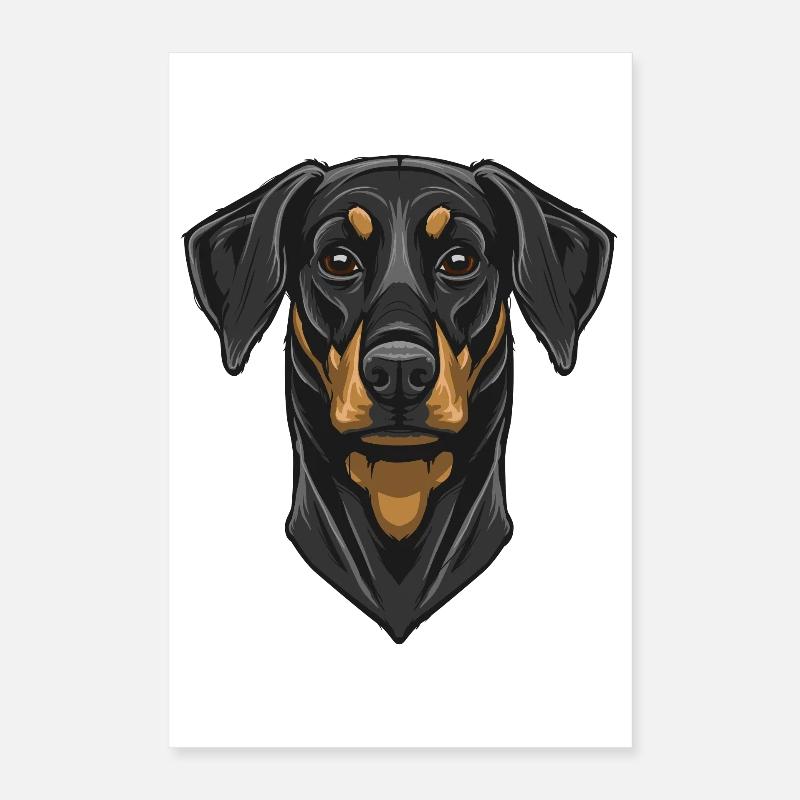 Dobermann Poster 40x60 cm