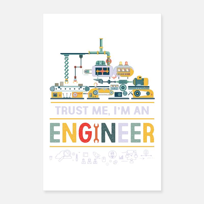 engineer Poster 16" x 24" (40x60 cm)