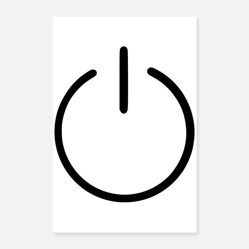 An Us Off Button Poster 16" x 24" (40x60 cm)