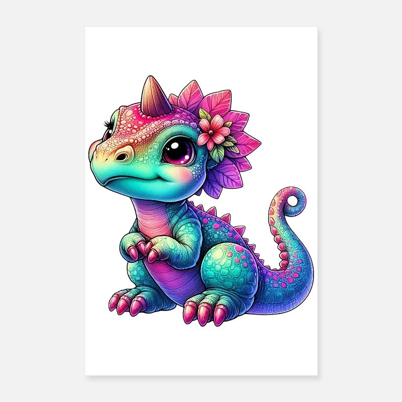 Dinosaur Poster 16" x 24" (40x60 cm)