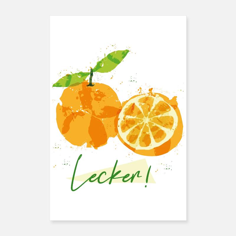 Fruits orange Poster 40 x 60 cm