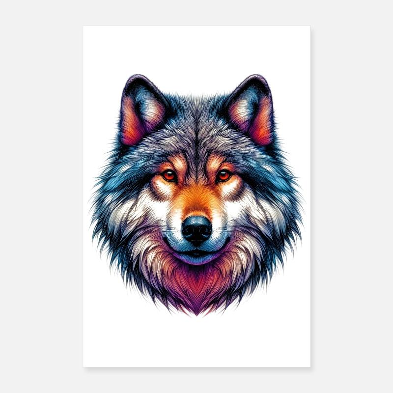 Loup Poster 40 x 60 cm