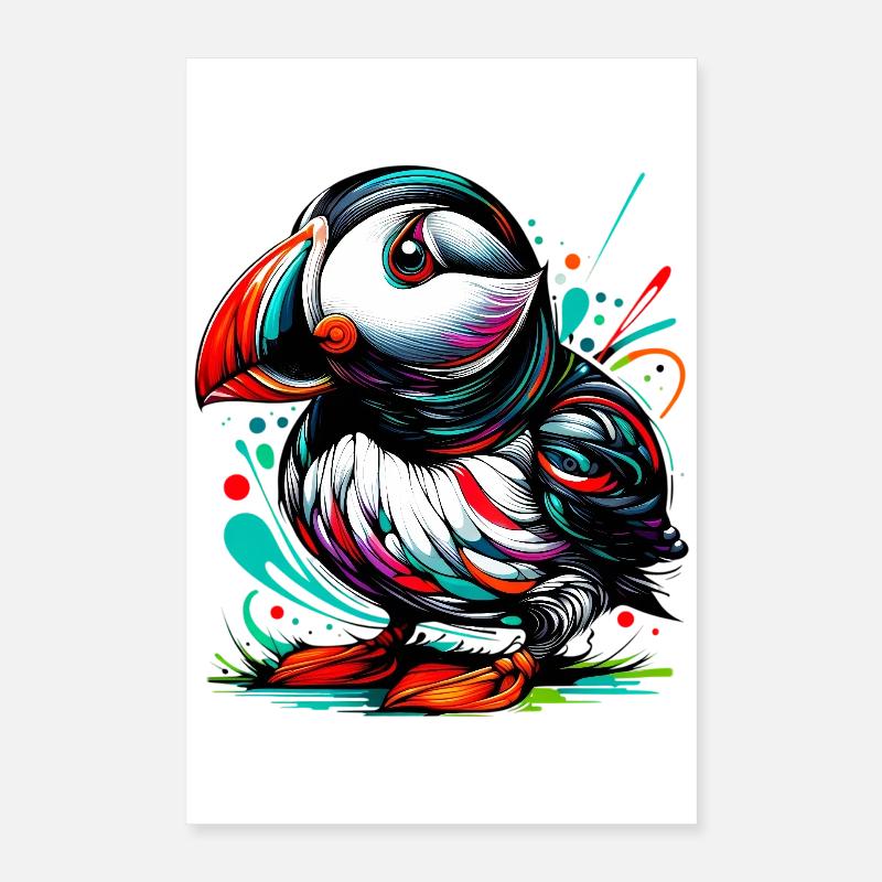 Papageitaucher Poster 40x60 cm