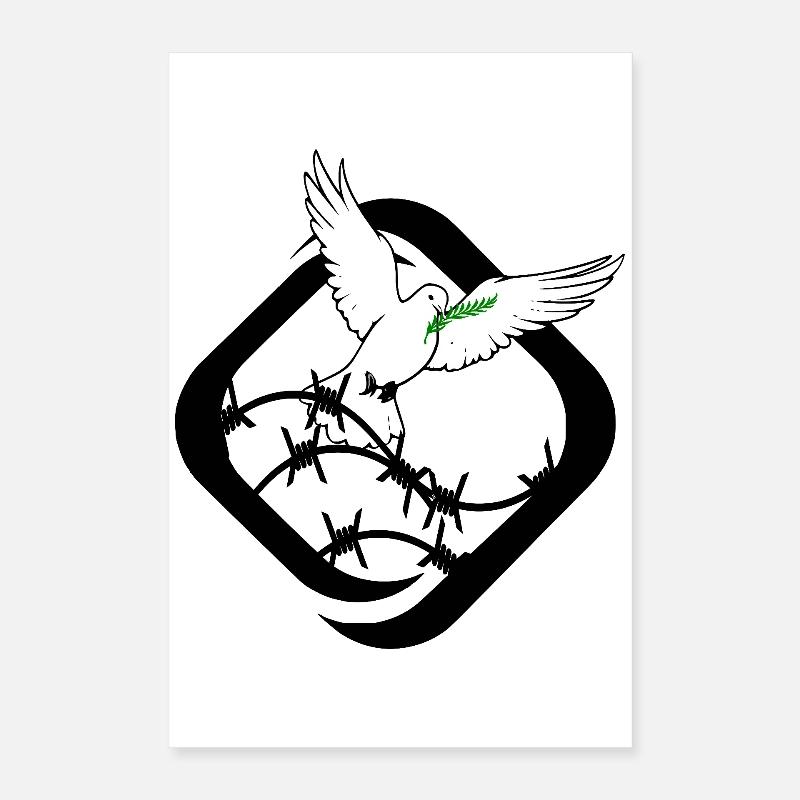 Doves Poster 16" x 24" (40x60 cm)