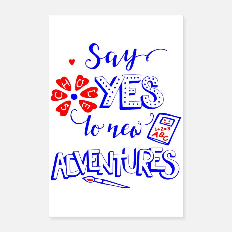 Schule Schulkind Poster 40x60 cm