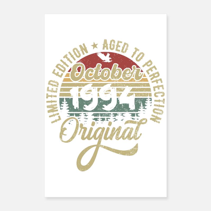 october 1994 anniversary october 1994 october Poster 16" x 24" (40x60 cm)