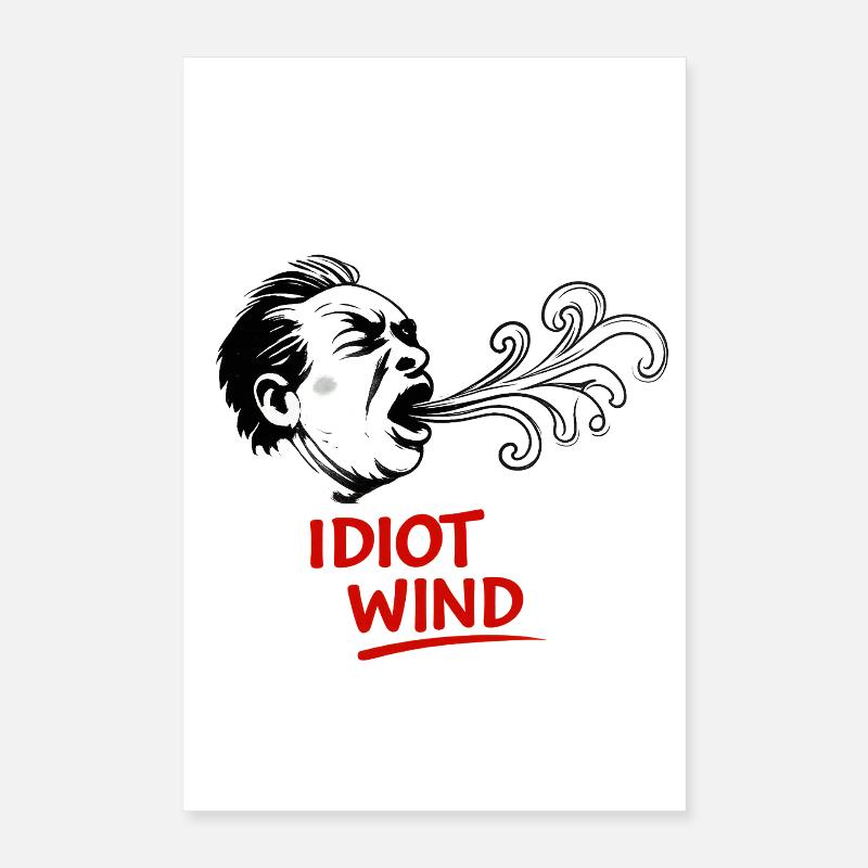 Stormhead with wind spirals Poster 16" x 24" (40x60 cm)