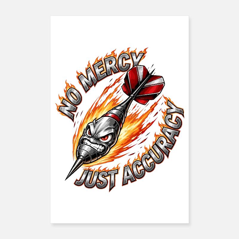 Feuerdart, pas de pitié, juste la précision Poster 40 x 60 cm