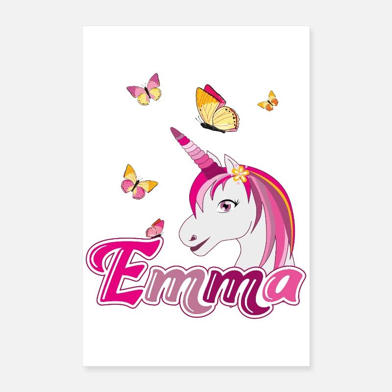 Emma, maiden name, favorite name Poster 16" x 24" (40x60 cm)