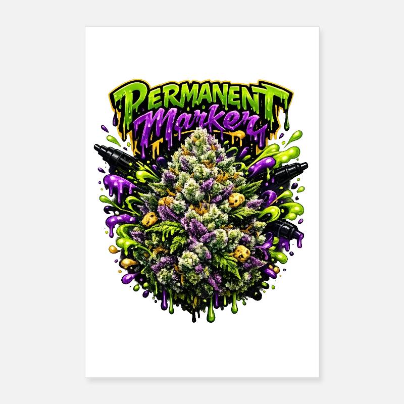 Permanentmarker-Graffiti-Druck Poster 40x60 cm
