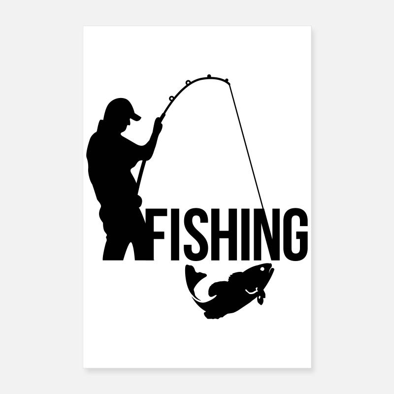 fishing Poster 16" x 24" (40x60 cm)