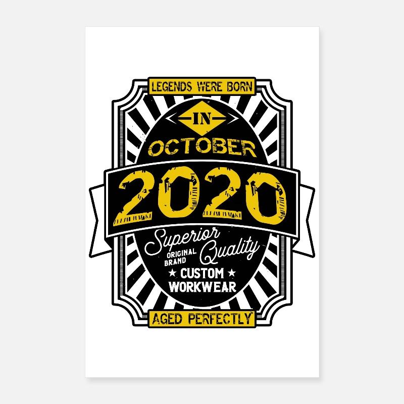 2020 OCTOBER Poster 40 x 60 cm