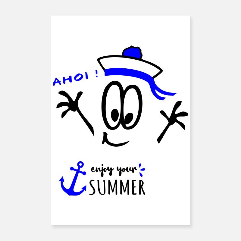 Sailor Ahoy Poster 16" x 24" (40x60 cm)