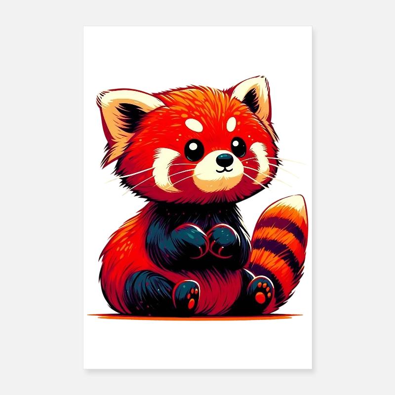 Red panda Poster 16" x 24" (40x60 cm)