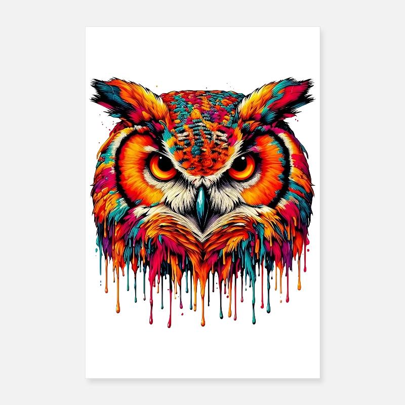 Eule Poster 40x60 cm