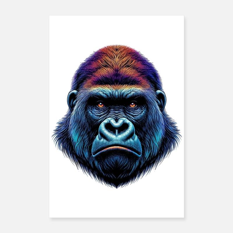 Gorille Poster 40 x 60 cm