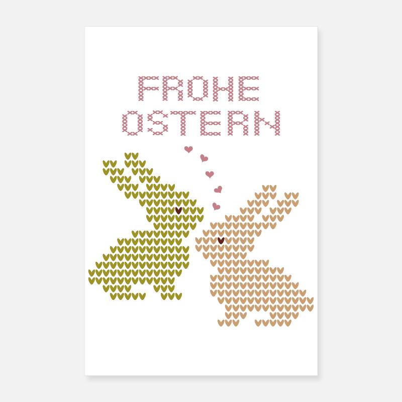 Joyeuses Pâques Poster 40 x 60 cm
