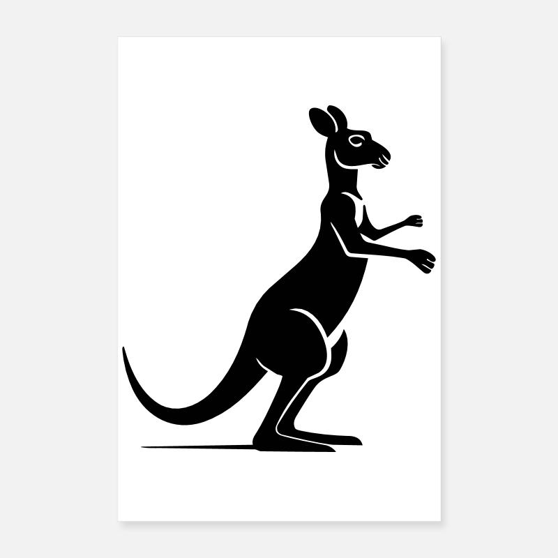 Känguru Poster 40x60 cm