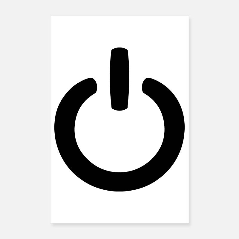 Power Symbol Poster 16" x 24" (40x60 cm)