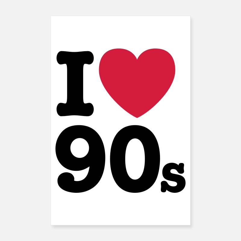 J'aime 90 Poster 40 x 60 cm