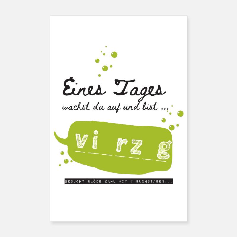 Vierzigster Geburtstag Poster 40x60 cm