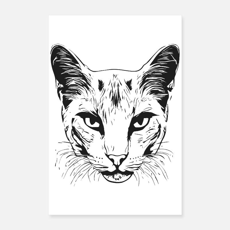 Chat 1 Poster 40 x 60 cm