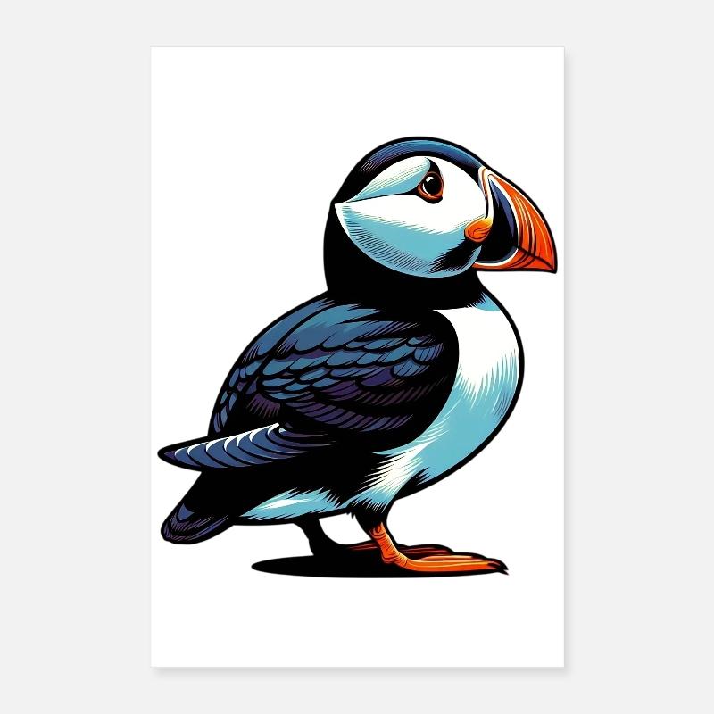 Papageitaucher Poster 40x60 cm