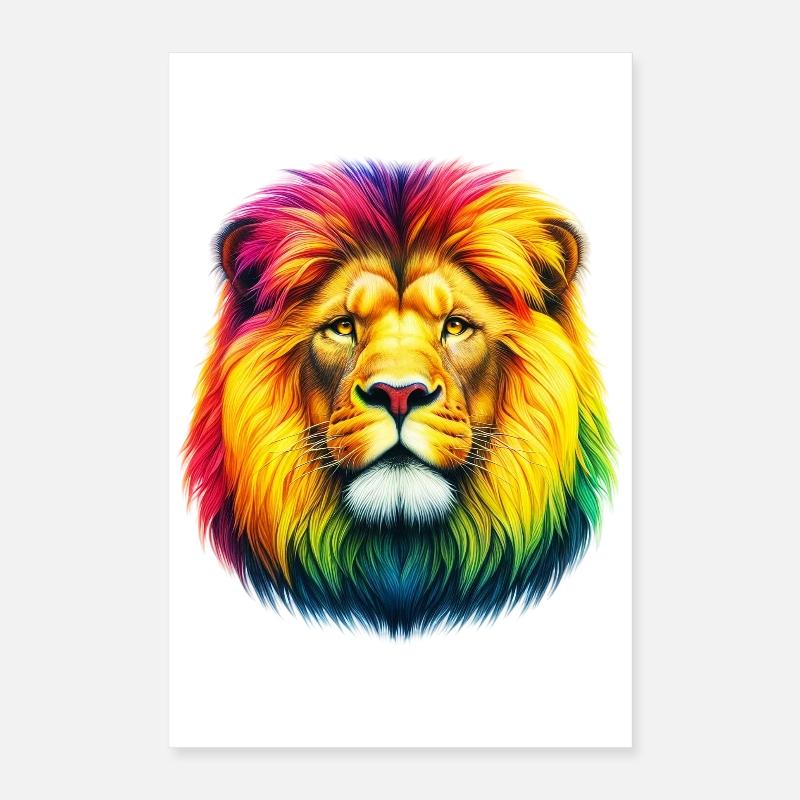 Lion Poster 16" x 24" (40x60 cm)