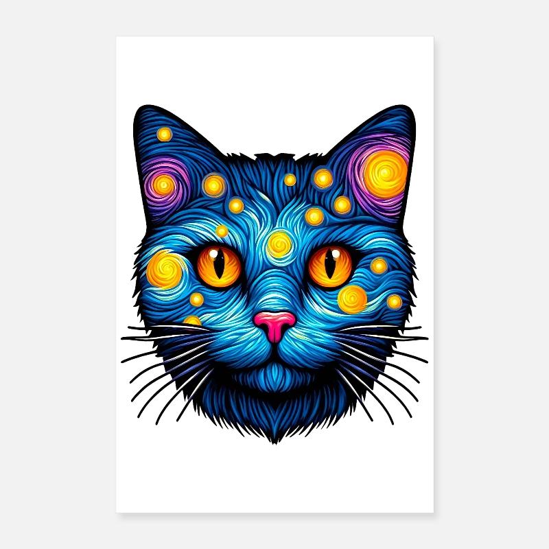 Chat Poster 40 x 60 cm