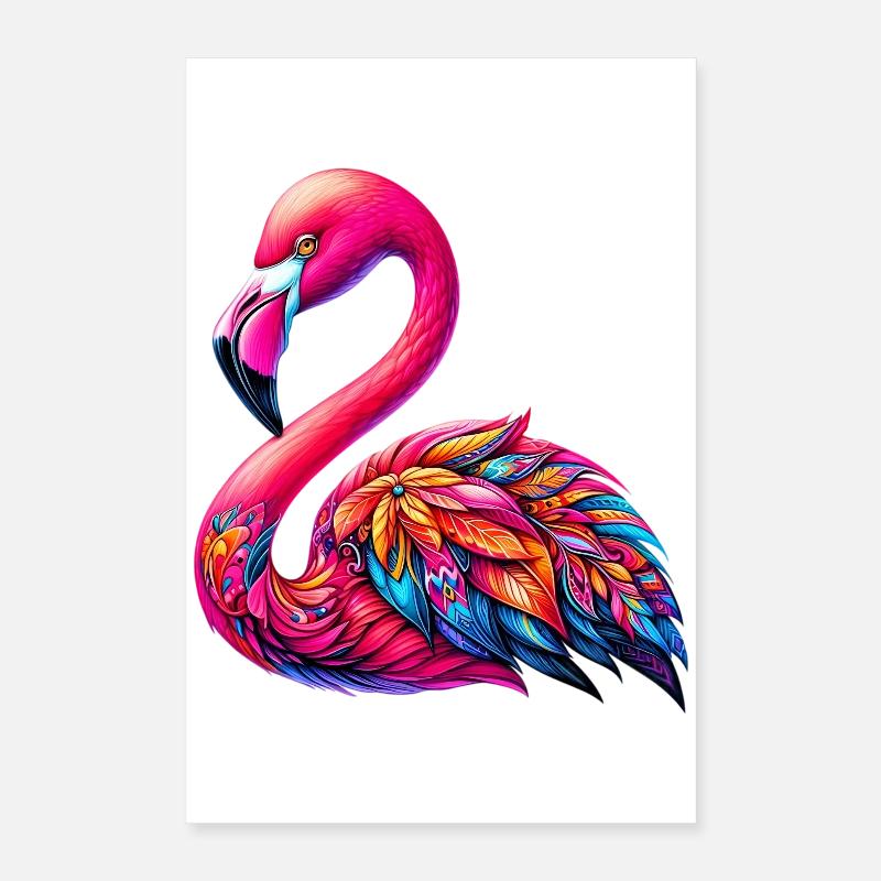 Flamingo Poster 40x60 cm